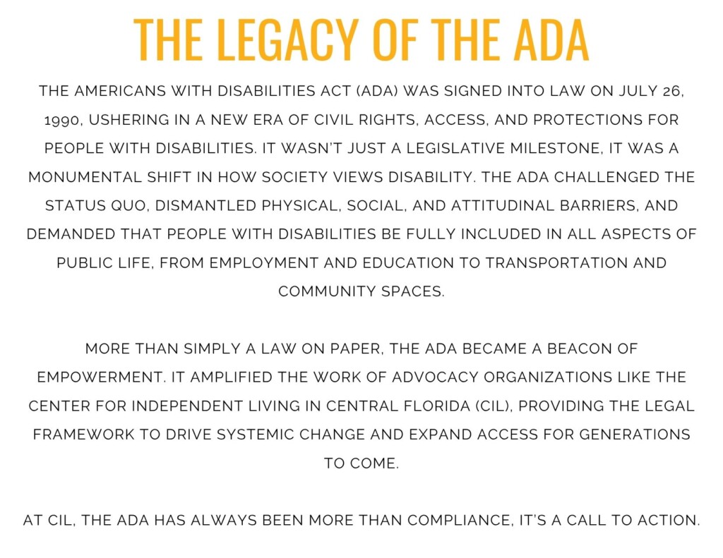 The Legacy of the ADA text.