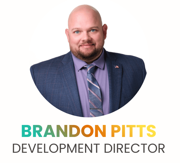 Smiling bald man in suit and tie