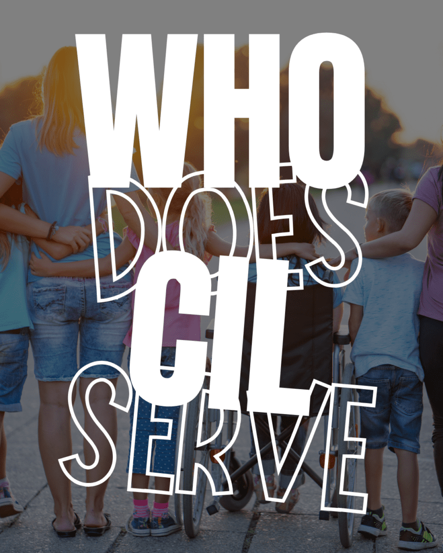 Group of people with text overlay