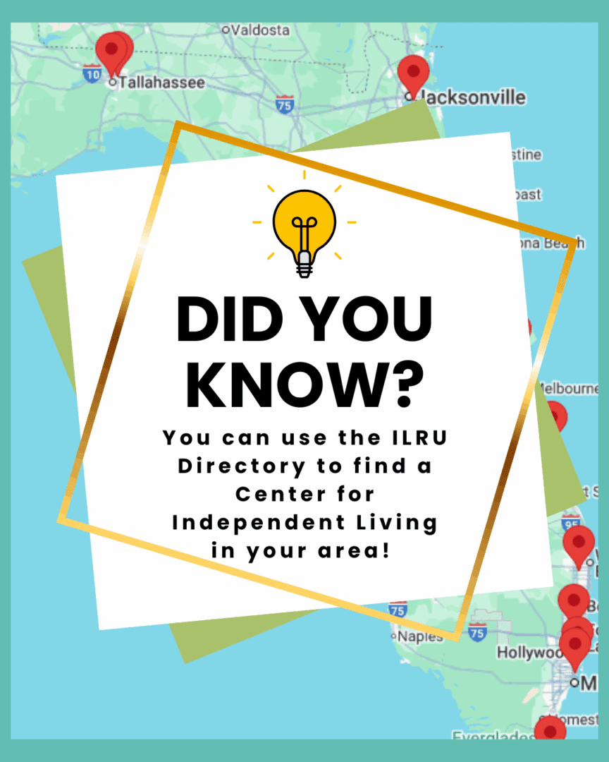 ILRU directory locations marked on map